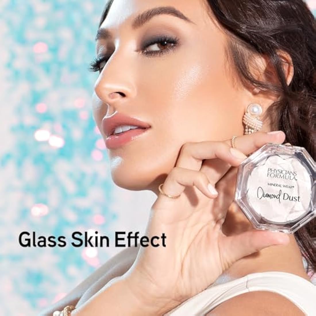 Physician's Formula, Inc., Mineral Wear Diamond Glow Dust, Face Powder with a Luminous and Glimmering Effect, Blurring Formula Leaves a Glass-Skin Effect, Starlit Glow