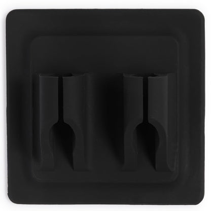 Silicone Toothbrush Holder/Ideal for Bamboo Toothbrushes/self adhesive/holds 2 items/Black or White/Razor holder/Wall mount Toothbrush head