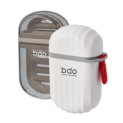 2 Pcs Travel Soap Dish with Lid, Mini Soap Case Soap Bar Leak Proof Waterproof Portable Travel Soap Box Container,Shower Soap