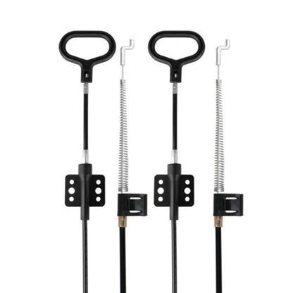 Fiacvrs Recliner Cable Replacement Part D-Ring Handle Recliner Pull Cable Spring， Hook Exposed Cable Length Recliner Cable with a Spring Fitted