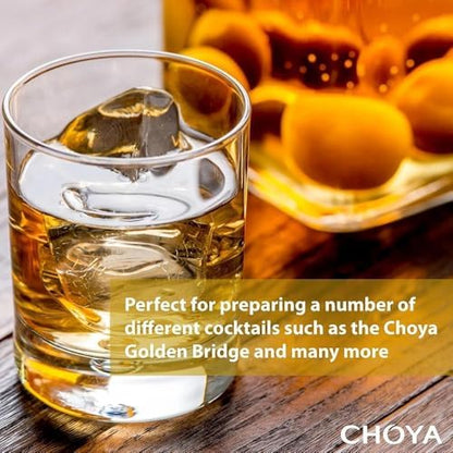 Choya - Ume Fruit Liqueur - Royal Honey Syrup Liqueur - Authentic Japanese Umeshu - Notes of Almond & Honey - Ideal for Cocktail Making - 70cl with 100% Natural honey.