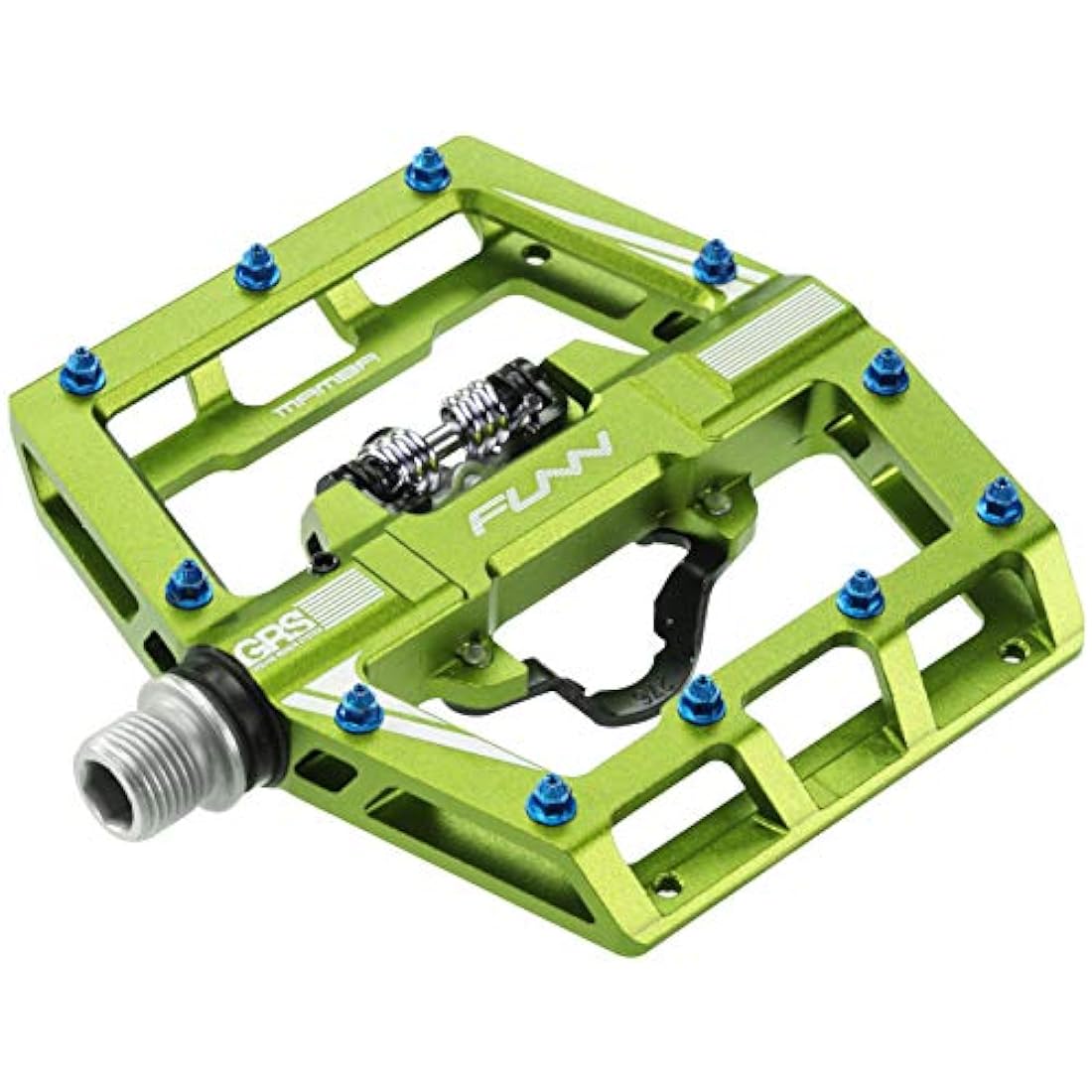 Funn Mamba MTB Clipless Pedals, Single Sided Clip Mountain Bike Pedals, Compatible with SPD Cleats, 9/16-Inch CrMo Axle Bicycle Pedals for MTB/BMX/Gravel Cycling