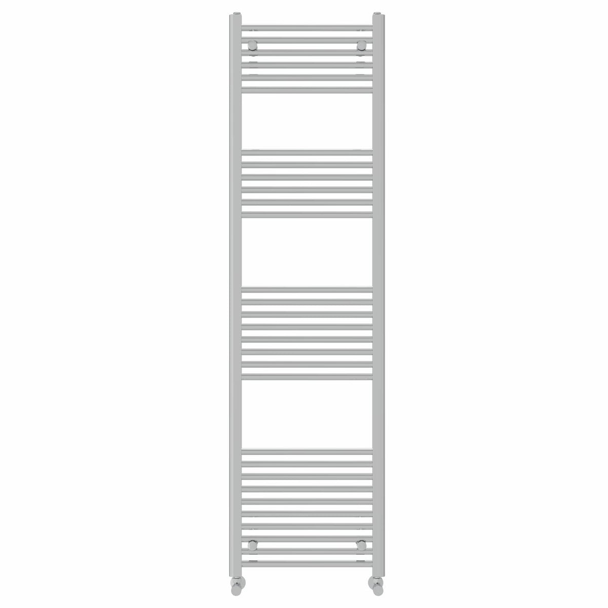 NRG Chrome Heated Towel Rail Straight Designer Radiator, 1800×500mm