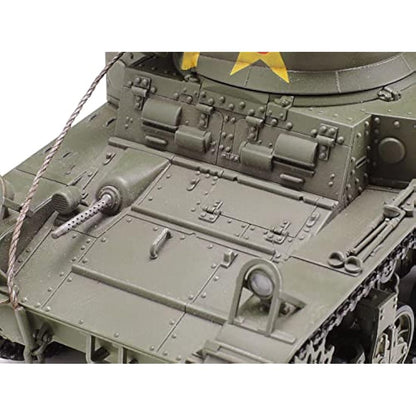 TAMIYA 35360-1:35 US M3 Stuart Late Production, Model Building, Plastic Kit, Hobby, Crafts, Gluing, Model Kit, Model, Assembly, Unpainted