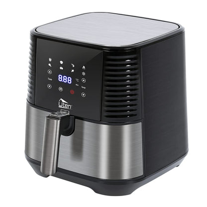 Air Fryer, Uten 5.5L Oil Free Air Fryers Oven for Home Use, LED Screen with Digital Display, Timer and Fully Adjustable Temperature Control for