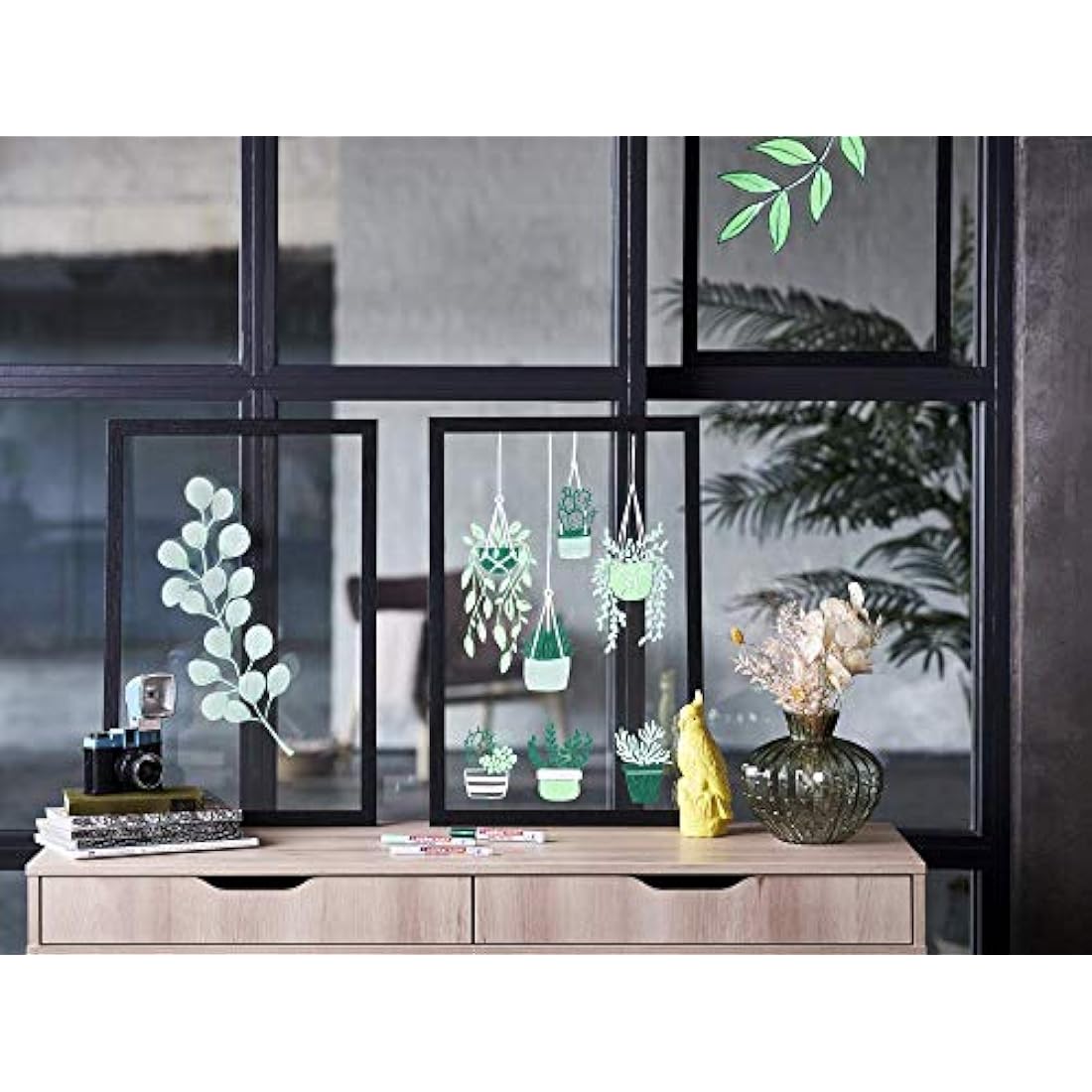 edding 4085 chalk marker - silver - 10 chalk pens - round tip 1-2 mm - fine-tipped wet wipe pen for chalkboards, windows, glass, mirrors - liquid chalk marker pens for opaque coverage