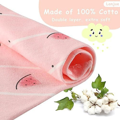 Baby Bandana Dribble Bibs, 10-Pack Cotton Baby Feeding Bibs Super Absorbent Drool Bibs with Adjustable Snaps for 0-36 Months Newborn and Toddlers