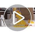 Ourokhome Vegetable Mandoline Slicer Chopper- Rotary Cheese Grater with 3 Interchangeable Ultra Sharp Cylinders Stainless Steel Blades（Red）