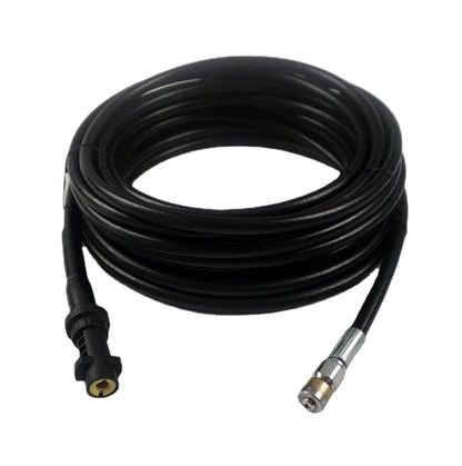 YUET 20M High Pressure Washer Drain Pipe Cleaning Hose Cleaner Kit Wth Adapter,Flexible Tube Unblocker Sewer Jetter, Jet Nozzle Rotating for Karcher