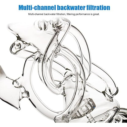Bong Black Cup Bong Small Recycler Bongs 14.4 mm Bong Bowl 2 Types of Accessories 2 Types of Use (8)