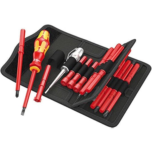 18-piece. VDE Kraftform Kompakt changeover blade set Wera 05 003471 001