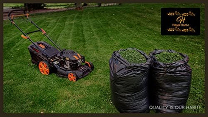Haya Home 70L to 80L 40 Extra Strong Bin Bags Heavy Duty Bin Liners 40 μm Black Plastic Refuse Sacks large Waste Dustbin Bags for Kitchen Home Office DIY Garden from 100% Recycled Material
