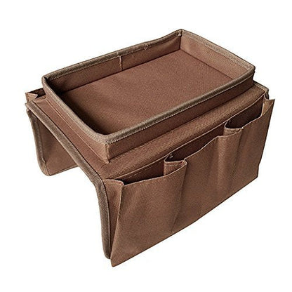 Sofa Armchair Organiser TV Remote Control Organizer Couch Caddy Arm Rest Bag Holder Sofa Tray Remote Caddy Chair Couch Storage 6 Pocket Armchair