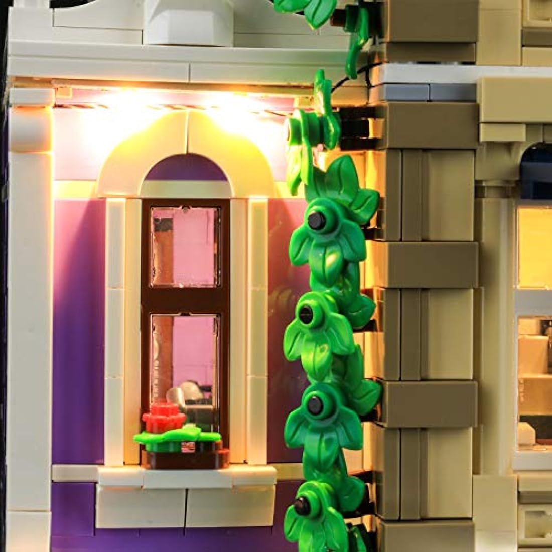 BRIKSMAX Led Lighting Kit for LEGO Creator Expert Police Station - Compatible with Lego 10278 Building Blocks Model - Remote Control Version