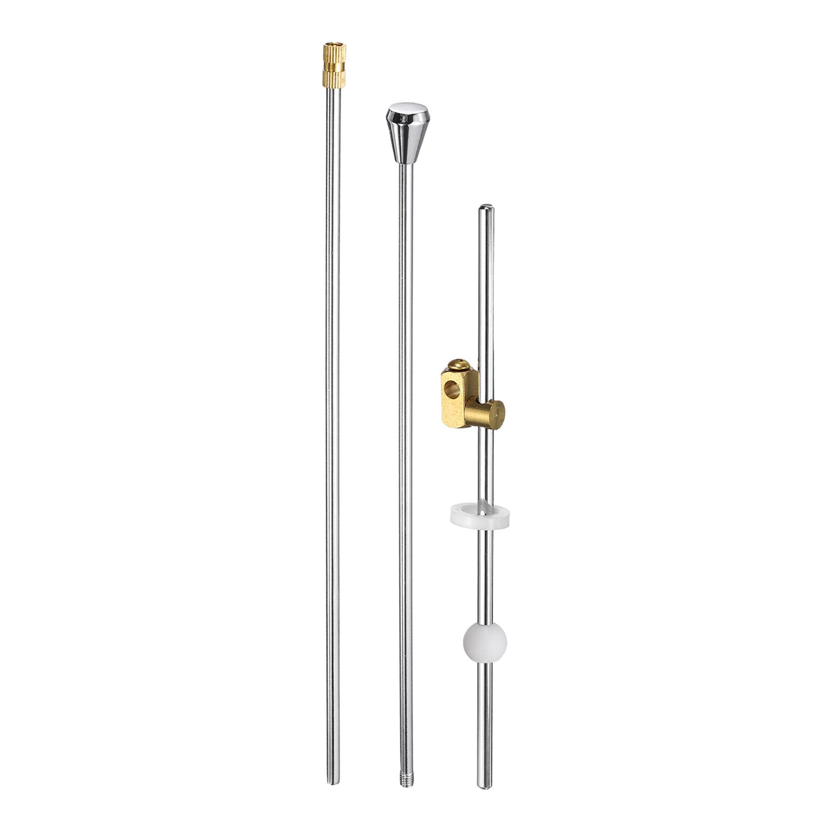 sourcing map Sink Drain Repair Kit, 0.53" Sink Stopper Pull Rod Linkage Adjustable Center Pivot Ball Rod Brass Assembly for Bathroom Drain