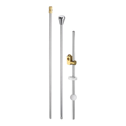 sourcing map Sink Drain Repair Kit, 0.53" Sink Stopper Pull Rod Linkage Adjustable Center Pivot Ball Rod Brass Assembly for Bathroom Drain