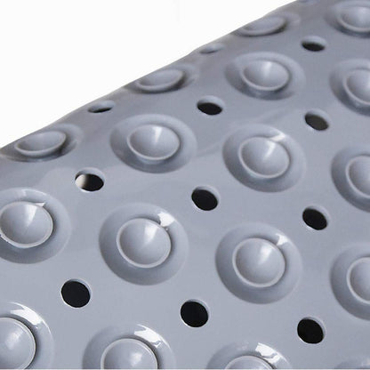 Bathsafe Extra Wide 90x60CM Non-Slip Soft Bath Mat Anti Slip TPR Shower Mat with Strong Suction Cups Non Skid Mats for Bathroom Toilet Hotel,