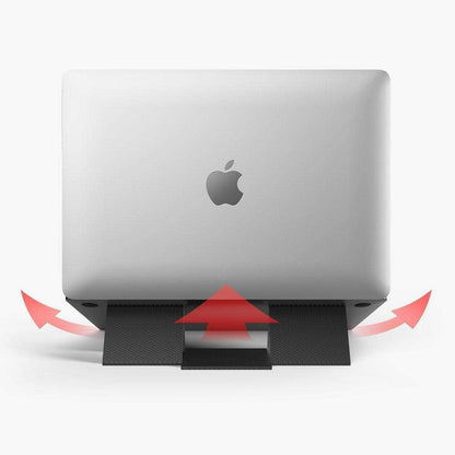 Ringke Folding Stand 2, Laptop Stand, Foldable Portable Adjustable Height Ergonomia Universal Notebook PC Holder, Riser for Dell, HP, Lenovo