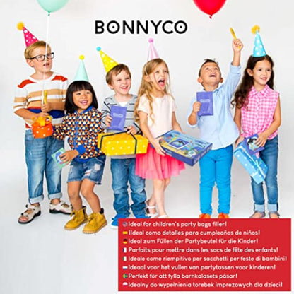 BONNYCO Invisible Ink Pen and Notebook, Pack 32 Sea Animals Ocean Party Bags Fillers, Pinata Toys | Birthday Decorations | Stocking Fillers for Kids Birthday | School Prizes, Gifts for Children