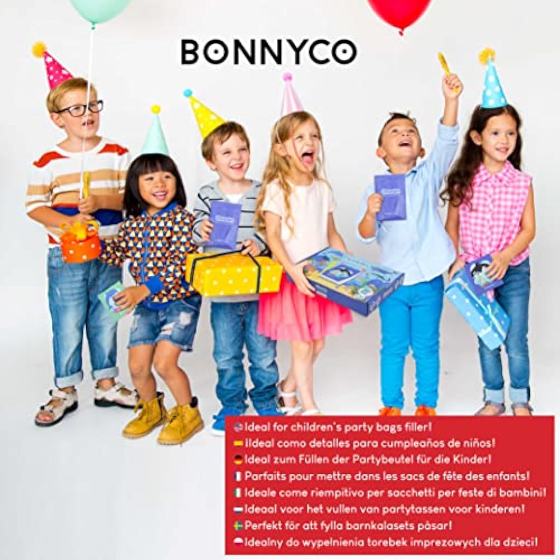 BONNYCO Invisible Ink Pen and Notebook, Pack 8 Sea Animals Ocean Party Bags Fillers, Pinata Toys | Birthday Decorations | Stocking Fillers for Kids Birthday | School Prizes, Gifts for Children