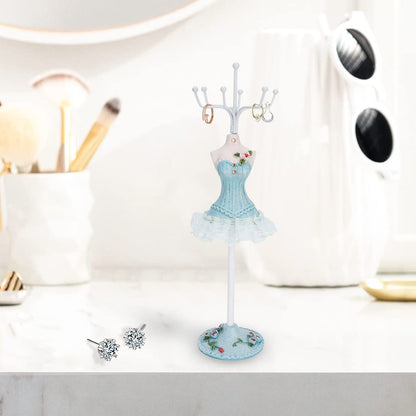 Jenngaoo Hanging Jewelry Organizer, Dress Display Stand Jewelry Tree, Earrings Rack Necklace Holder Decoration Supplies for Home Shop Salon(1)