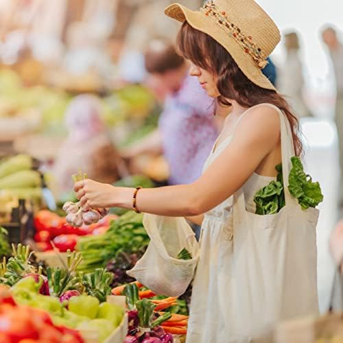 IDEA HOME Cotton Tote Bag - Personalisation Possible - Embroidery or Painting - Reusable Shopping Bags