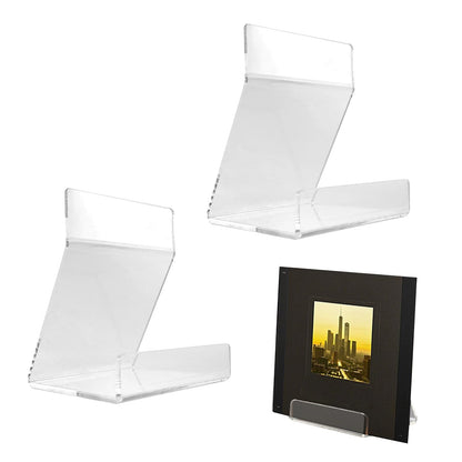 jinminamz Vinyl Mobile Holder, Storage Holder, Acrylic Vinyl Record Holder, Vinyl Display Stand, CD Holder Suitable for Discs, Books, Photo Frames