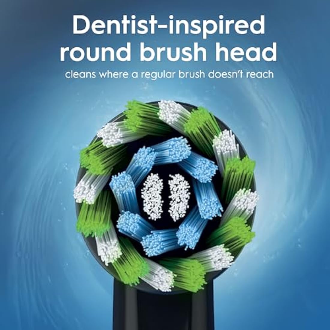 Oral-B Vitality Pro Electric Toothbrushes for Adults, for Him/Her, 1 Handle, 2 Toothbrush Heads, 3 Brushing Modes Including Sensitive Plus, 2 Pin UK Plug, Black (Packing May Vary)