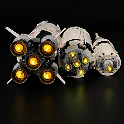 LIGHTAILING Light Set For (Ideas NASA Apollo Saturn V) Building Blocks Model - Led Light kit Compatible With Lego 21309(NOT Included The Model)