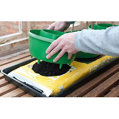 Plant Halos Pots Watering Crop Support Garden Plant Halo (9, GREEN)