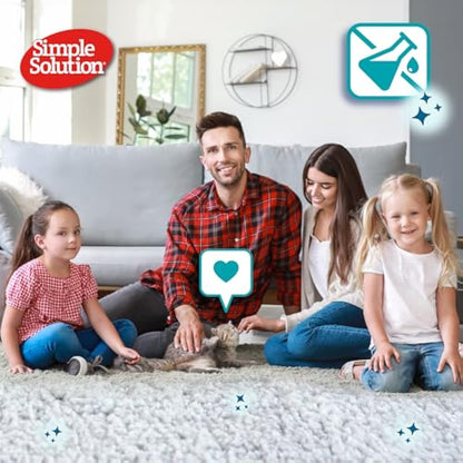 Simple Solution Extreme Cat Stain and Odour Remover, Enzymatic Cleaner with 3X Pro-Bacteria Cleaning Power - 500ml