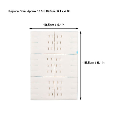 12Pcs Disposable Toilet Brush Replacement Refills Bathroom Toilet Cleaning System Starter Kit Non Woven Fabric for 3061 Toilet Scrubber Wand Refills