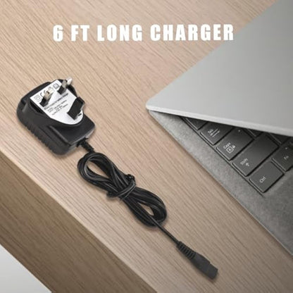 Replacment Charger for BaByliss PRO Trimmer,Power Adapter Compatible with BaByliss Hair Clippers Model PRO FX870 FX788 FX787 FXSSM FX820 FX726 FX825 Shaver Charging Cord