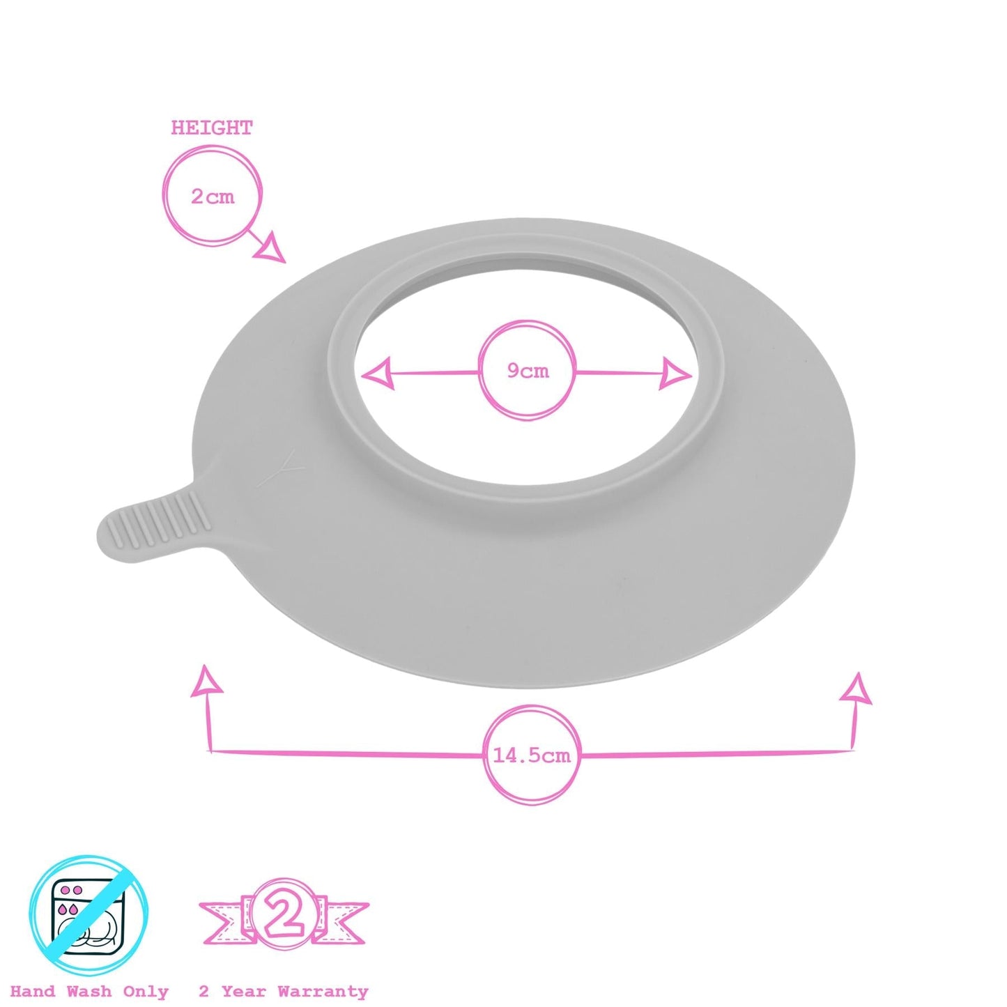 Children's Bamboo Plate Suction Cup