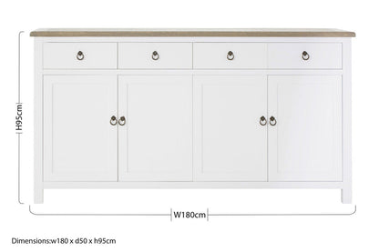 Hampstead Four Door Sideboard