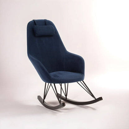 Blue Fabric Rocking Chair | Kolding