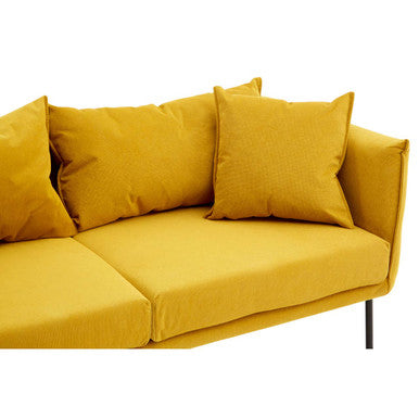 Kolding Two Seater Yellow Sofa