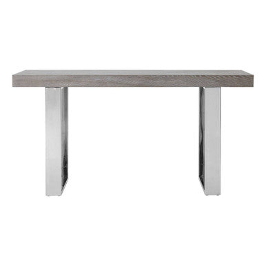 Ulmus Grey Elm Wood Console Table