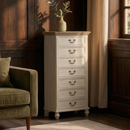 Antique Style Chest of 7 Drawers | Hendra