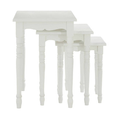 Hendra White Set Of Three Nesting Tables