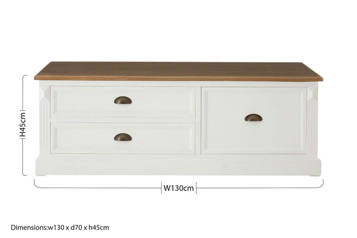 Hardwick Coffee Table with Drawers