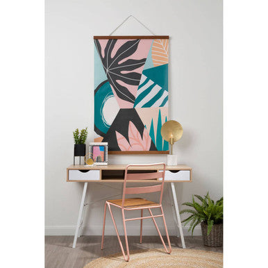 District Pink Metal Chair