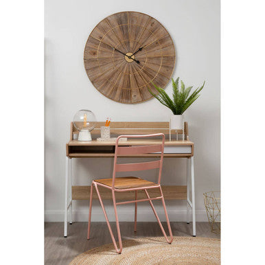 District Pink Metal Chair