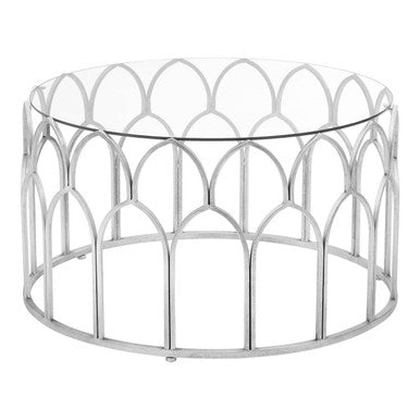 Merlin Silver Leaf Coffee Table