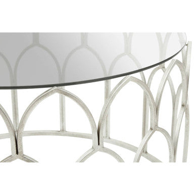 Merlin Silver Leaf Coffee Table