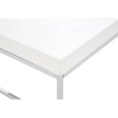 Allure Chrome Angled Legs Coffee Table