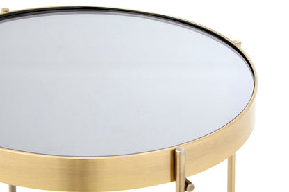 Allure Black Mirror Tall Side Table
