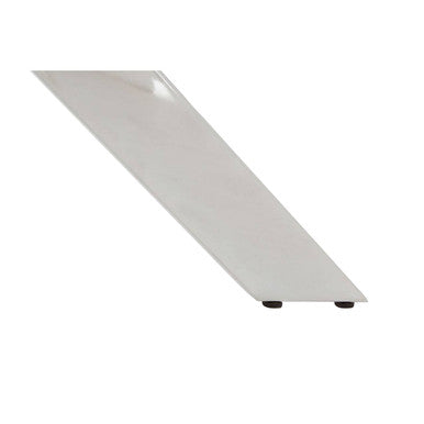 Allure Round Dining Table With Chrome Intersected Legs
