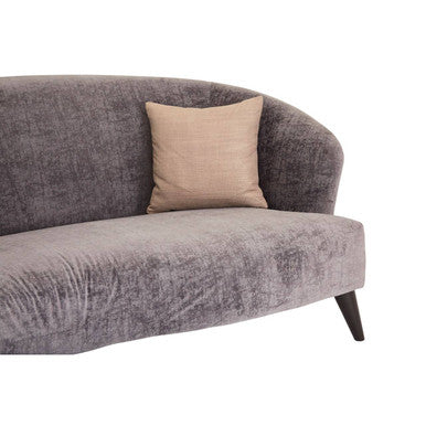 Reine 3 Seat Grey Velvet Sofa