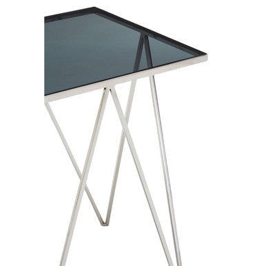 Shalimar Square Top And Triangular Base Side Table
